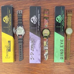 Jurassic Park Themed Watches Set